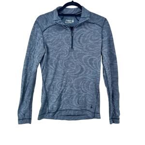 Smartwool Women’s Base Layer Top - Merino 250 Wool 1/4 Zip Outerwear sz Large